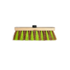 G1033 - BALAI COCO PUR 180 gr - BOIS VERNI - RENFORCÉ POLYPRO - AVEC DOUILLE - LARGEUR 29 cm - FACING - NBG
