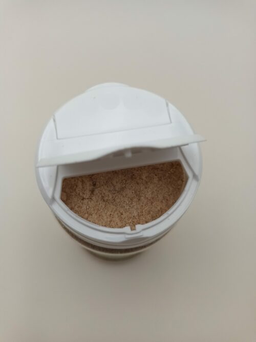 haut du couvercle poudre lavante