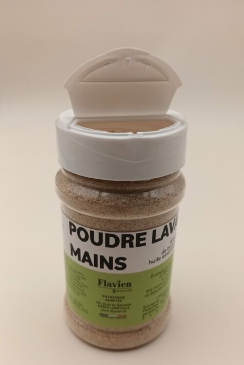 poudre lavante pot ouvert