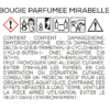 Bougie Parfumee Mirabelle
