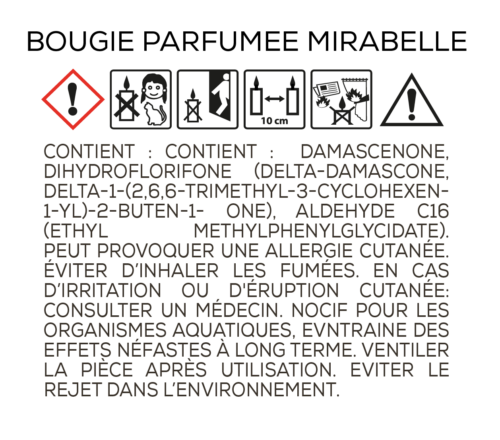 Bougie Parfumee Mirabelle